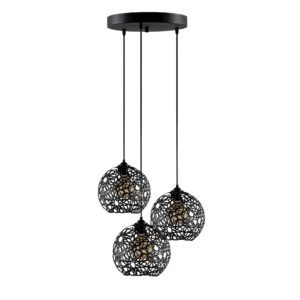 LUMI Foggia loftlampe - sort metal - Nicehome.dk