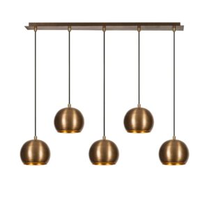 LUMI Lunarae loftlampe - guld jern - Nicehome.dk