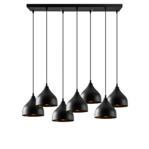 LUMI Bourges loftlampe - sort metal - Nicehome.dk