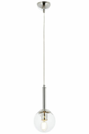 LUMI loftlampe - glas og sølvfarvet metal - Nicehome.dk