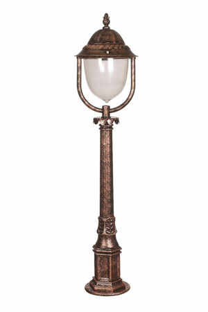 LUMI Sagunto havelampe - polycarbonat og brun ABS - Nicehome.dk