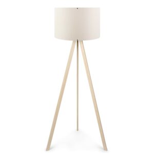 LUMI AYD gulvlampe - creme PVC stof og MDF - Nicehome.dk