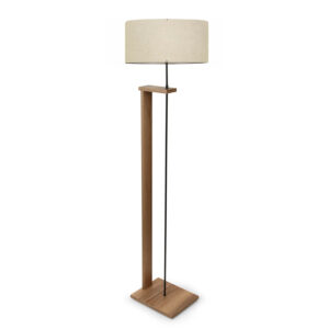 LUMI Digne gulvlampe - beige PVC og MDF - Nicehome.dk