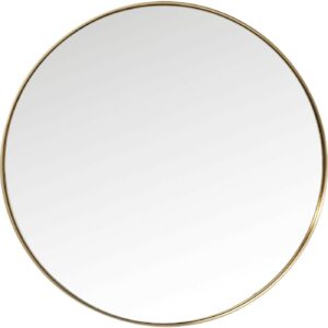 KARE DESIGN Curve Round spejl - spejlglas og messingbelagt ramme