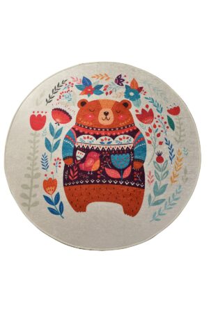 TEPPI Sweet Bear gulvtæppe til børn