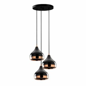 LUMI Alithos loftlampe - kobber og sort metal - Nicehome.dk