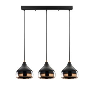 LUMI Celestri loftlampe - kobber og sort metal - Nicehome.dk