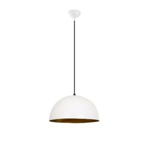 LUMI Alcácer loftlampe - hvid og guld metal - Nicehome.dk