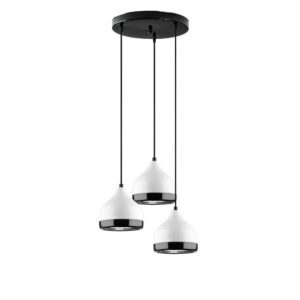 LUMI Périgueux loftlampe - hvid metal - Nicehome.dk