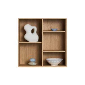 Mistral bogkasse med 3 hylder - Nicehome.dk