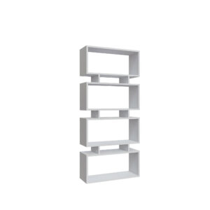 FUNZI LIVING Langdon bogreol - hvid melamin - Nicehome.dk