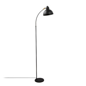 LUMI Orihuela gulvlampe - guldfarvet og sort metal - Nicehome.dk