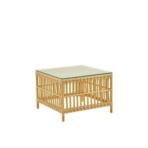 Sika Design Caroline sidebord m. glasplade - Natural - Nicehome.dk