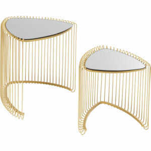 KARE DESIGN Wire Triangle Gold sidebord