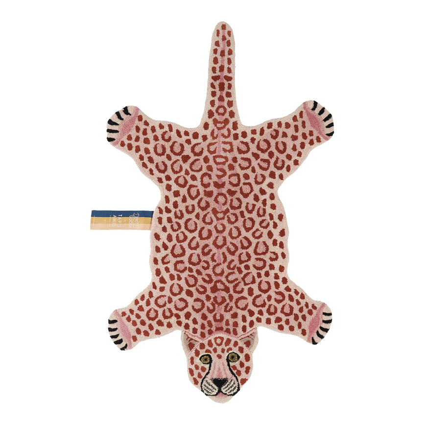 PINKY LEOPARD TÆPPE LARGE - Nicehome.dk