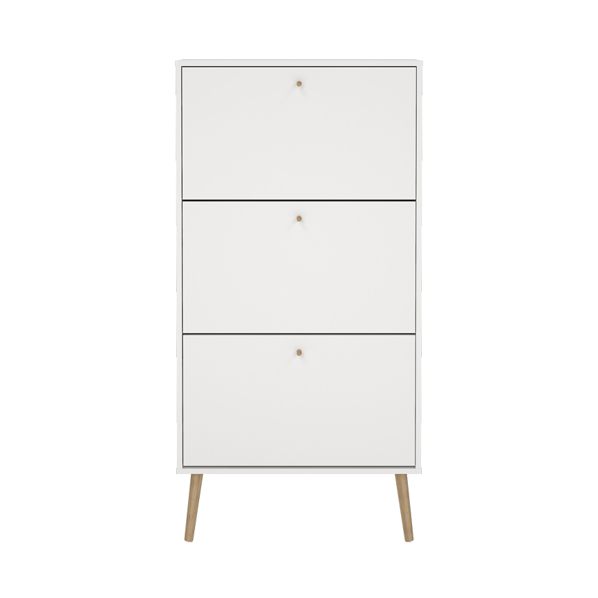 BODA SKOSKAB HVID/EG - Nicehome.dk