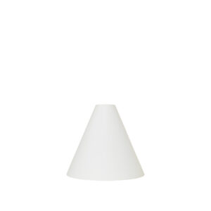 BROSTE COPENHAGEN Gine lampeskærm L - hvid opal glas - Nicehome.dk