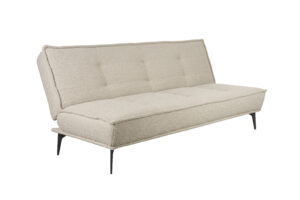 WHITE LABEL LIVING Cielke sovesofa - beige polyester og fyrretræ - Nicehome.dk