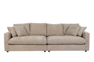 ZUIVER Sense 3-personers sofa - natur soft polyester og plast - Nicehome.dk