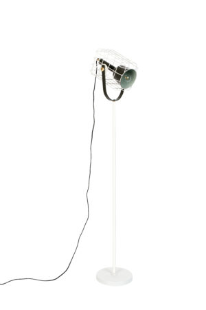 WHITE LABEL LIVING Cage gulvlampe - hvid aluminium - Nicehome.dk