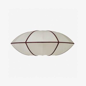 Oi Soi Oi Indochina ufo lampeskærm - Off white/Bordeaux - Nicehome.dk