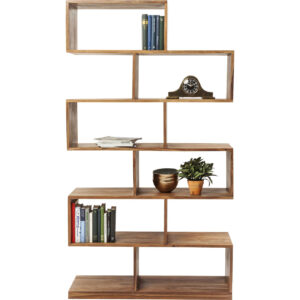 KARE DESIGN Authentico Shelf Zick Zack reol - natur akacietræ (180x100) - Nicehome.dk