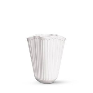 Kähler Hammershøi Unfold vase H20.5 cm - Hvid - Nicehome.dk