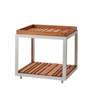 Cane-Line Level sidebord - firkantet - teak - Nicehome.dk